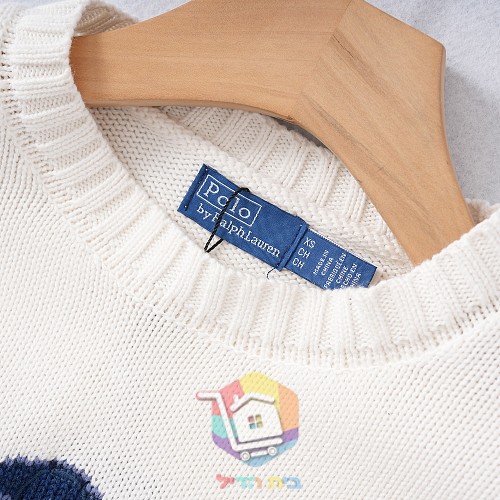 סוודר Polo Ralph Lauren Polo Bear, שמנת 4