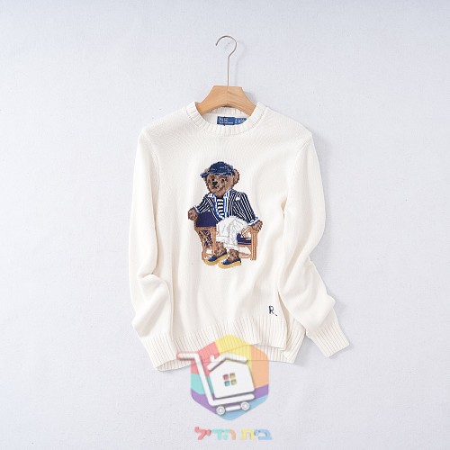 סוודר Polo Ralph Lauren Polo Bear, שמנת 5