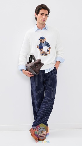 סוודר Polo Ralph Lauren Polo Bear, שמנת 13