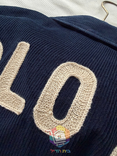 ג'קט קולג' Polo Ralph Lauren Letterman מקורדרוי, כחול כהה 8