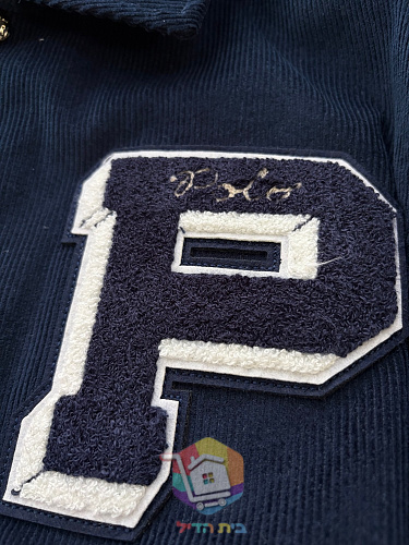 ג'קט קולג' Polo Ralph Lauren Letterman מקורדרוי, כחול כהה 10