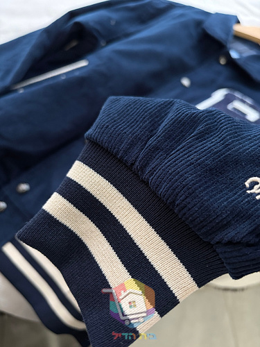 ג'קט קולג' Polo Ralph Lauren Letterman מקורדרוי, כחול כהה 16