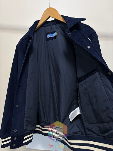 ג'קט קולג' Polo Ralph Lauren Letterman מקורדרוי, כחול כהה 17