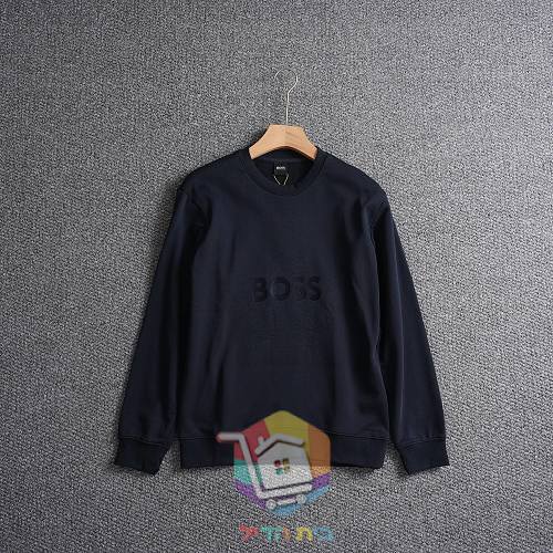 BOSS Sweatshirt mit Ton-in-Ton-Logo, in drei Farben