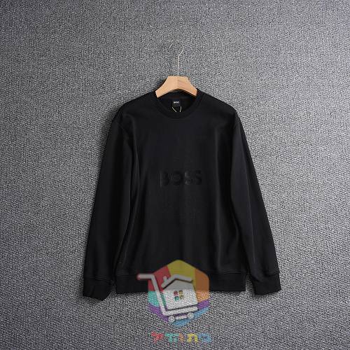 BOSS Sweatshirt mit Ton-in-Ton-Logo, in drei Farben 12