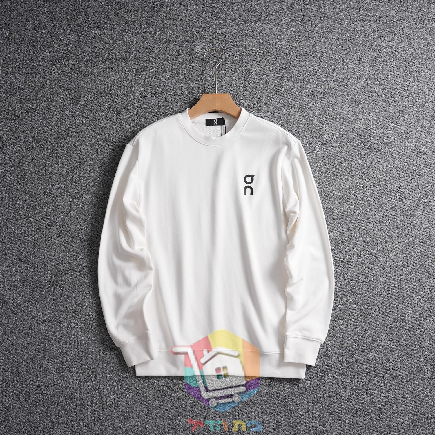 On Sweatshirt mit Rundhalsausschnitt, in fünf Farben
