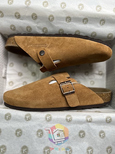 כפכפי Birkenstock Boston מזמש בתשעה גוונים 54
