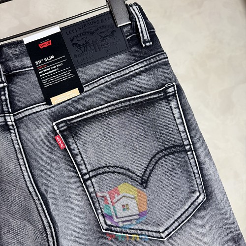 Jeans Levi's 511 Slim in grauer Waschung 5