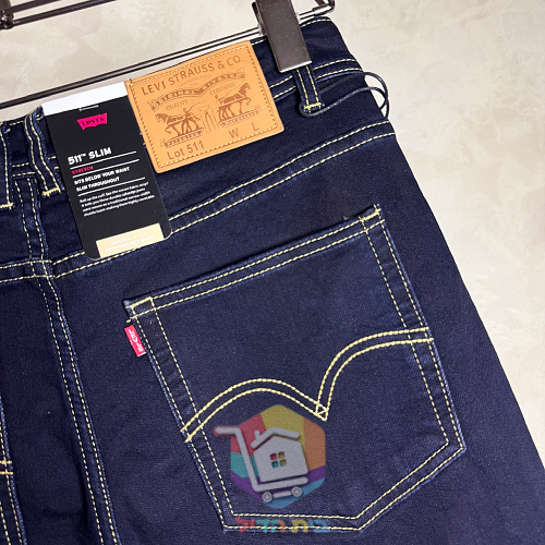 Vaqueros Levi's 511 Slim, azul oscuro 6