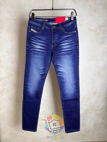 Jean slim Diesel, bleu délavé 1
