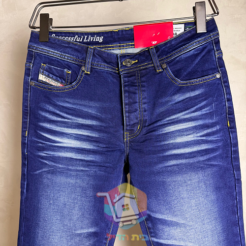 Jean slim Diesel, bleu délavé 4
