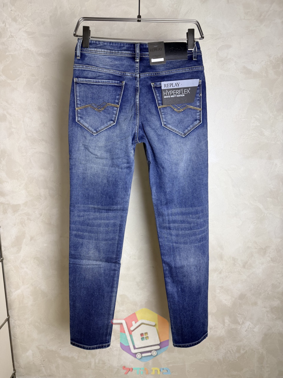Replay Jeans in Blau, stonewashed