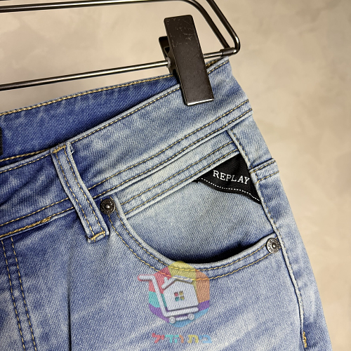 Replay Slim Jeans mit Knopfleiste 8