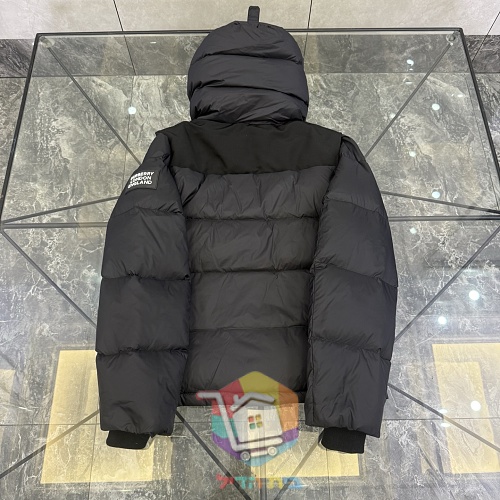 מעיל פוך Burberry Lockwell עם שרוולים נתיקים, שחור 4