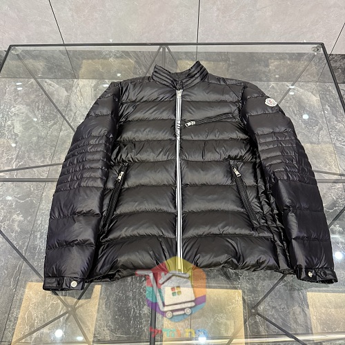 מעיל פוך Moncler Authie שחור מבריק 7
