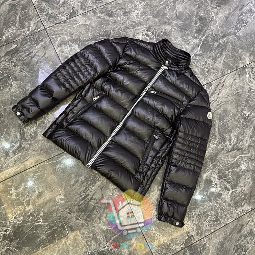 מעיל פוך Moncler Authie שחור מבריק 17