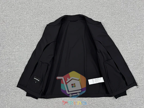 Emporio Armani zip-up jacket, black 1