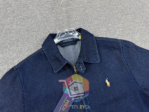 Polo Ralph Lauren zip-up denim jacket, dark blue 9