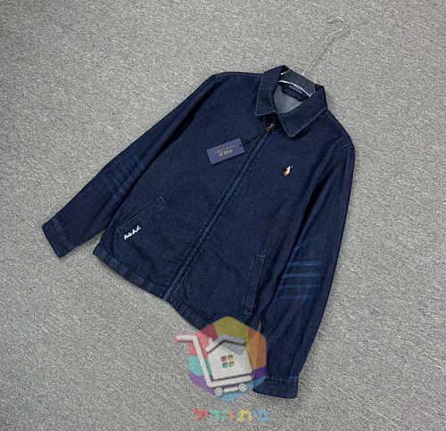Polo Ralph Lauren zip-up denim jacket, dark blue 18