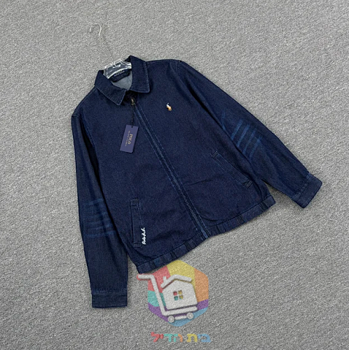 Polo Ralph Lauren zip-up denim jacket, dark blue 21