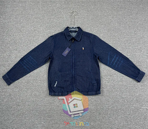 Polo Ralph Lauren zip-up denim jacket, dark blue 22