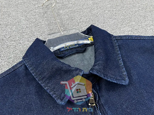 Polo Ralph Lauren zip-up denim jacket, dark blue 27