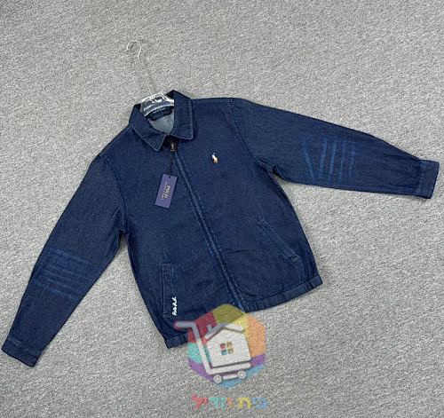 Polo Ralph Lauren zip-up denim jacket, dark blue 30