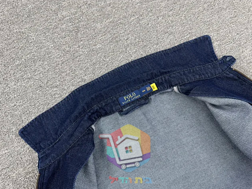 Polo Ralph Lauren zip-up denim jacket, dark blue 32