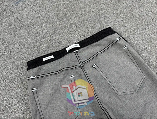 Jean droit Calvin Klein, noir délavé 3
