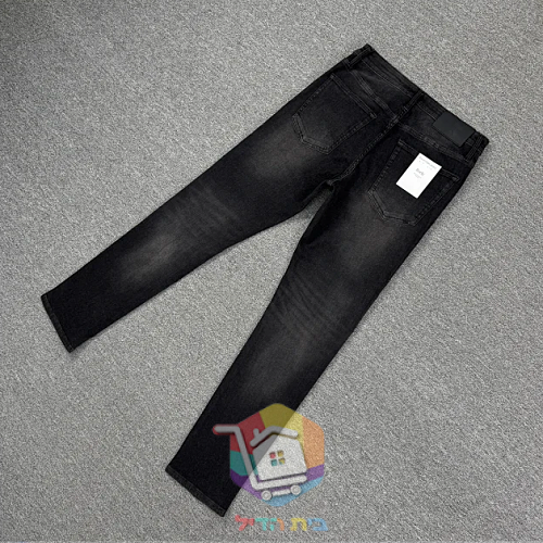 Jean droit Calvin Klein, noir délavé 6