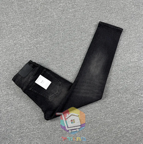 Jean droit Calvin Klein, noir délavé 8