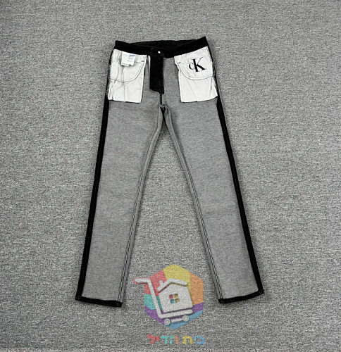 Jean droit Calvin Klein, noir délavé 10