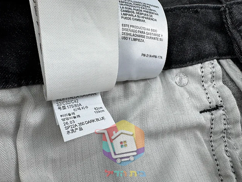 Jean droit Calvin Klein, noir délavé 26