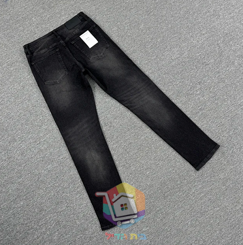 Jean droit Calvin Klein, noir délavé 30