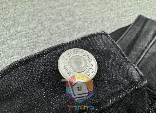 Jean droit Calvin Klein, noir délavé 32