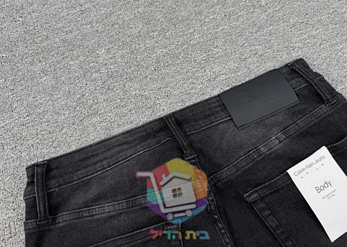 Jean droit Calvin Klein, noir délavé 34