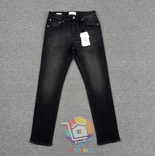 Jean droit Calvin Klein, noir délavé 37