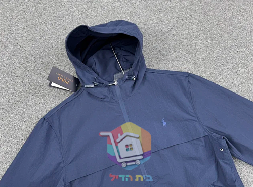 ז'קט Polo Ralph Lauren Glenmoor עם קפוצ'ון בשני גוונים 35