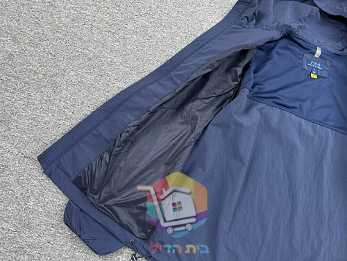 ז'קט Polo Ralph Lauren Glenmoor עם קפוצ'ון בשני גוונים 37
