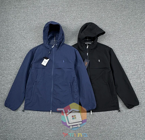 ז'קט Polo Ralph Lauren Glenmoor עם קפוצ'ון בשני גוונים 48