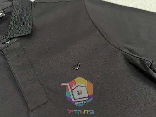 חולצת פולו ארוכה Emporio Armani, לבן, שחור, כחול כהה 14