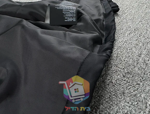מעיל רוח Prada עם ברדס, שחור 6