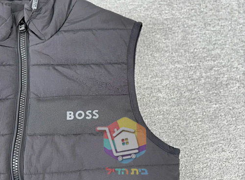 וסט מרופד BOSS, שחור 6