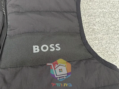 וסט מרופד BOSS, שחור 7