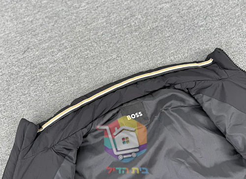 וסט מרופד BOSS, שחור 11