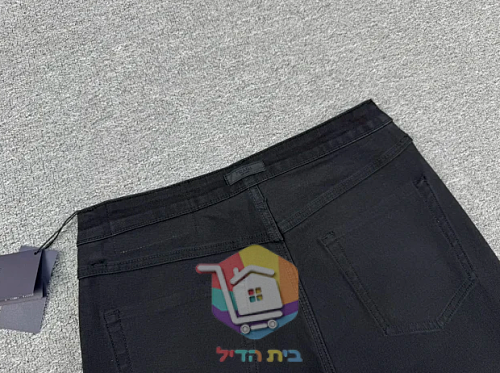 ג'ינס Prada בגזרה צרה, שחור 1