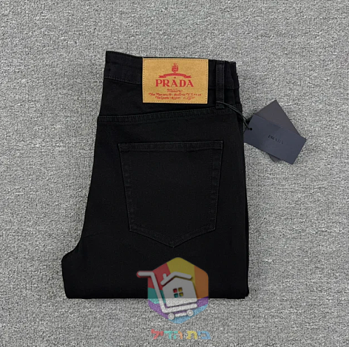 ג'ינס Prada בגזרה צרה, שחור 25