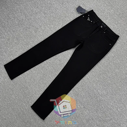 ג'ינס Prada בגזרה צרה, שחור 30