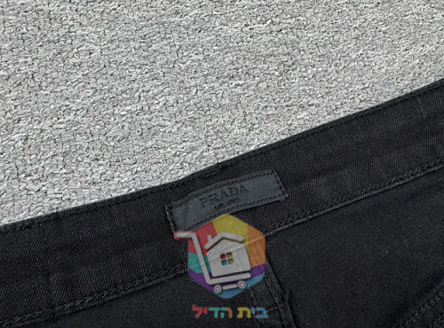 ג'ינס Prada בגזרה צרה, שחור 36