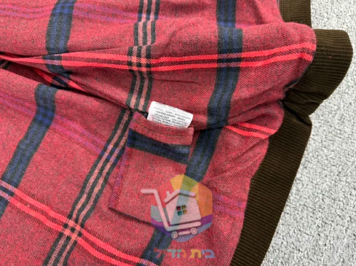 ז'קט קורדרוי Polo Ralph Lauren עם בטנה משובצת, כחול כהה, חום 3